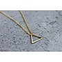 Gold Little Triangle Necklace