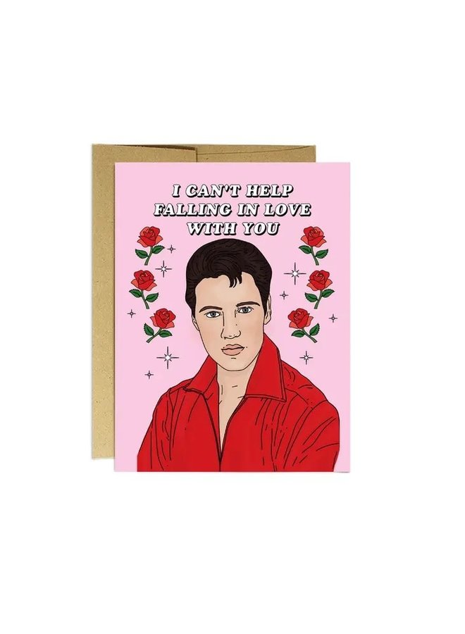 Can't Help Falling Elvis Card