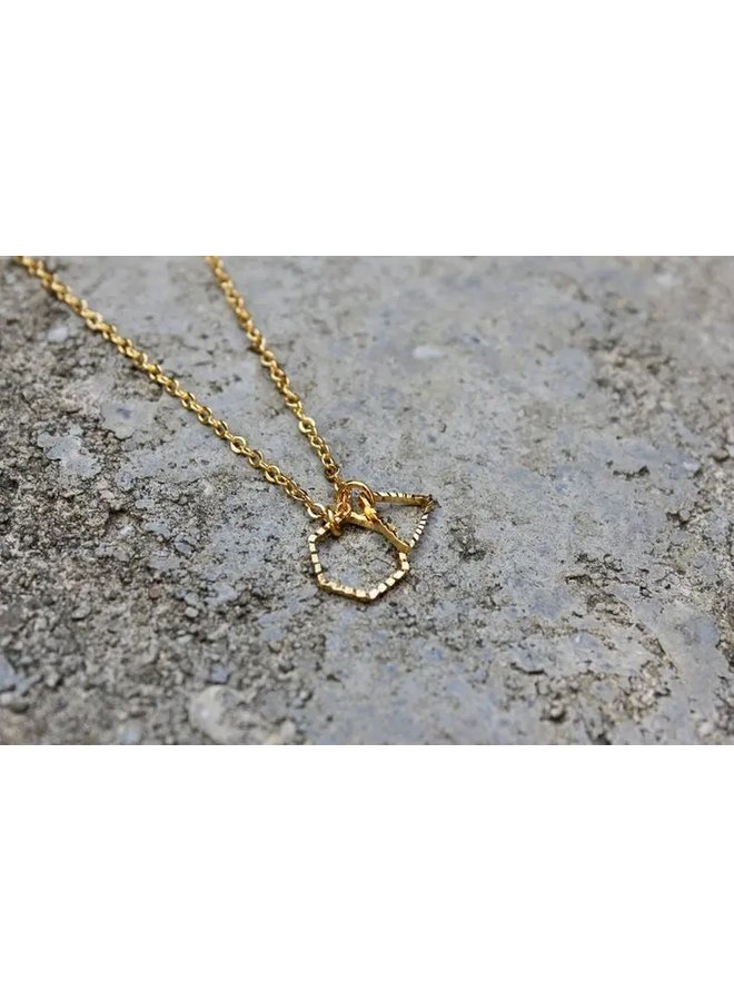 Bevelled Shapes Necklace