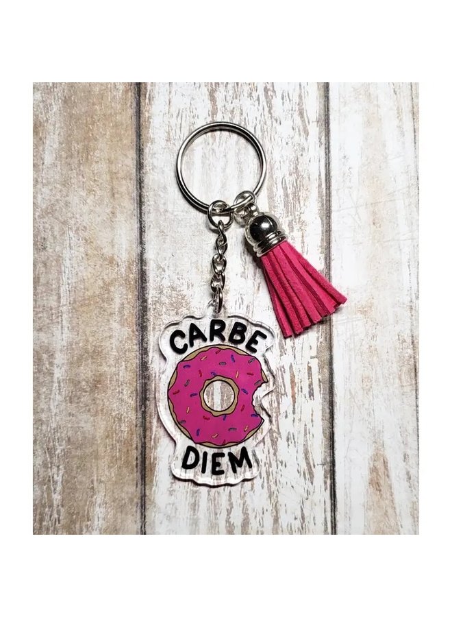 Carb Diem Keychain