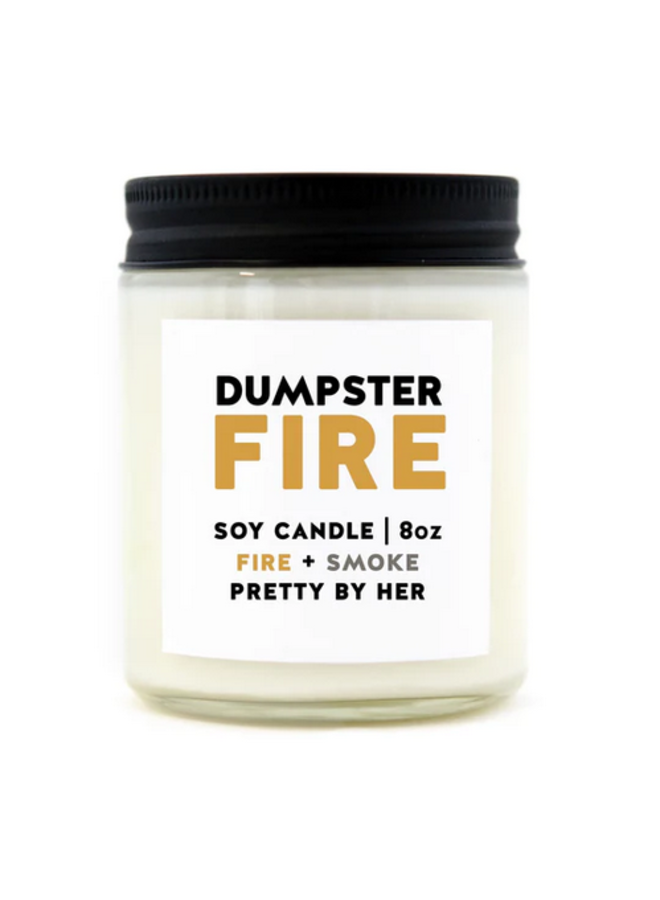 Dumpster Fire Candle