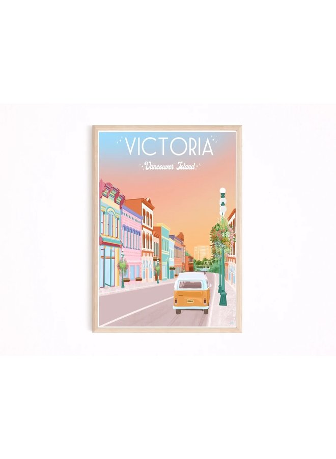 Victoria (with van) Poster Print
