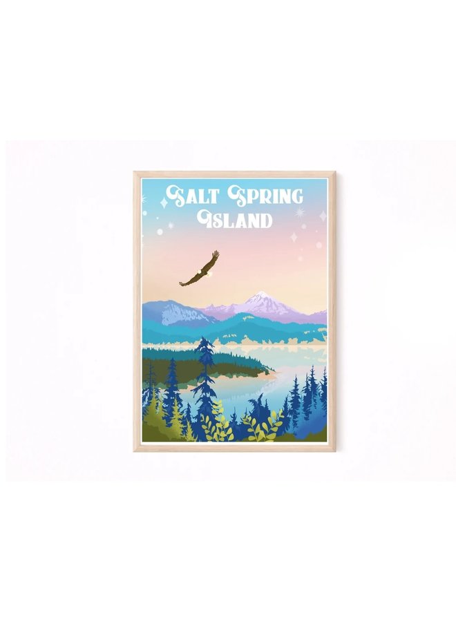 Salt Spring Island Poster Print