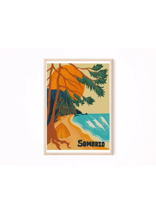 Sombrio(with Tent) Poster Print