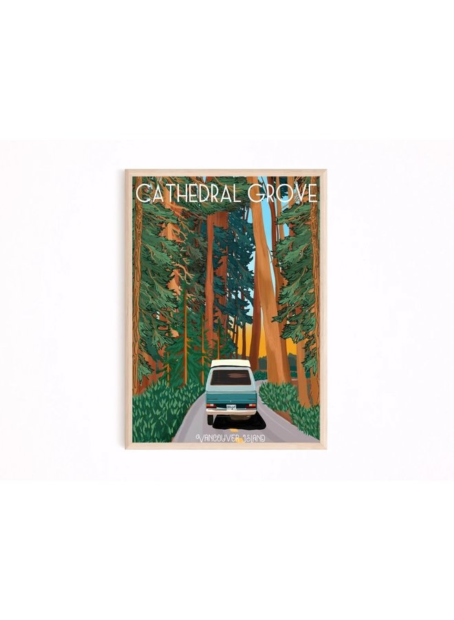 Cathedral Grove Poster Print