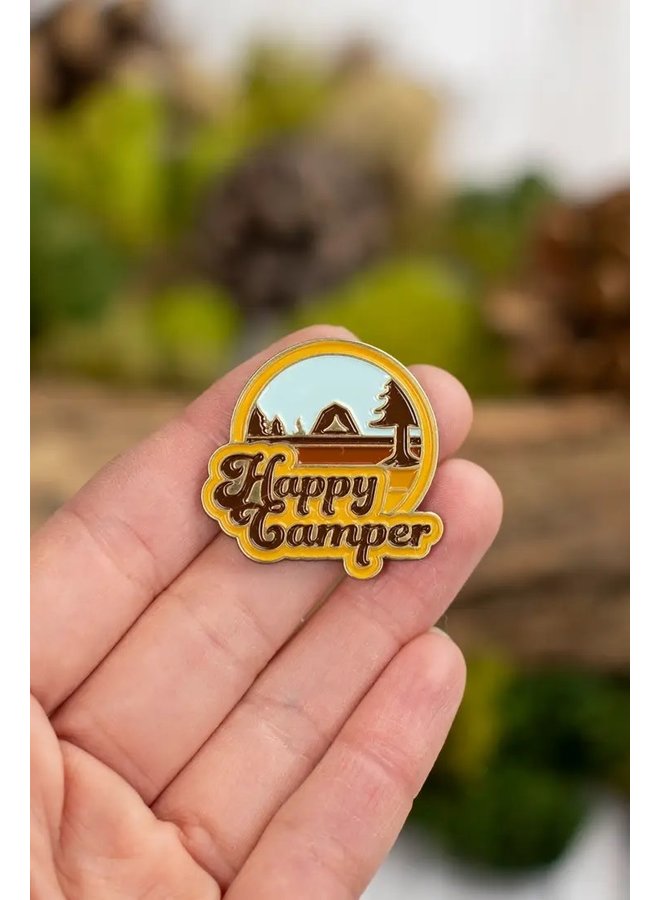 Happy Camper Soft Enamel Pin