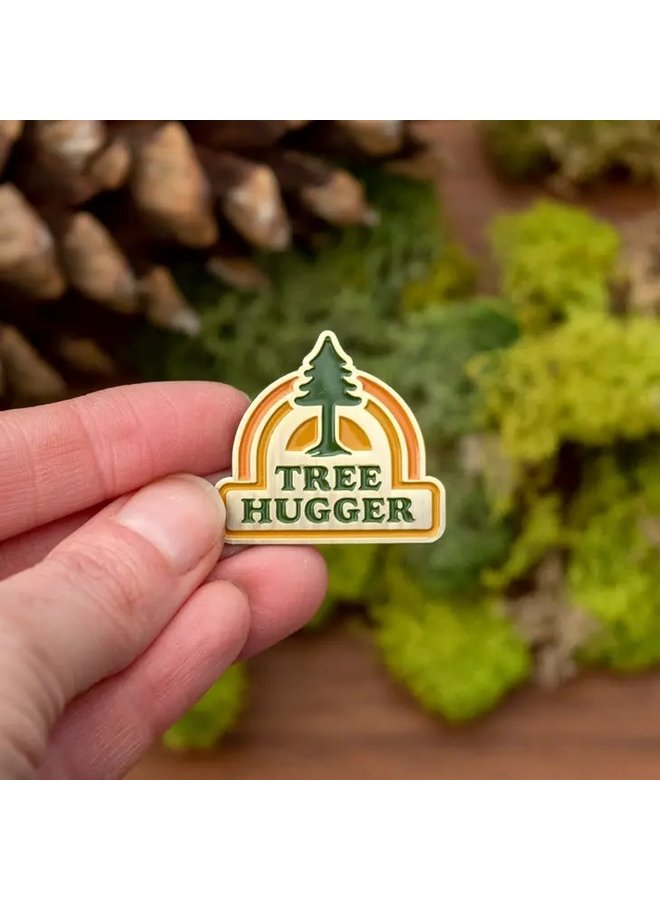 Tree Hugger Enamel Pin