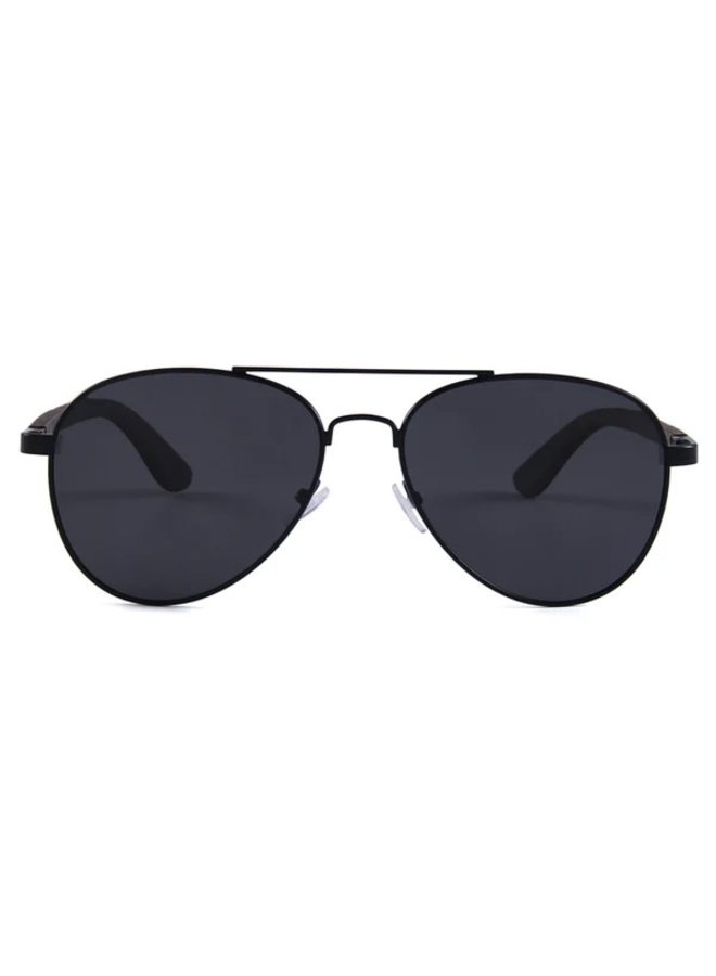 Hawaii Polarized Sunglasses Black Cultured Coast