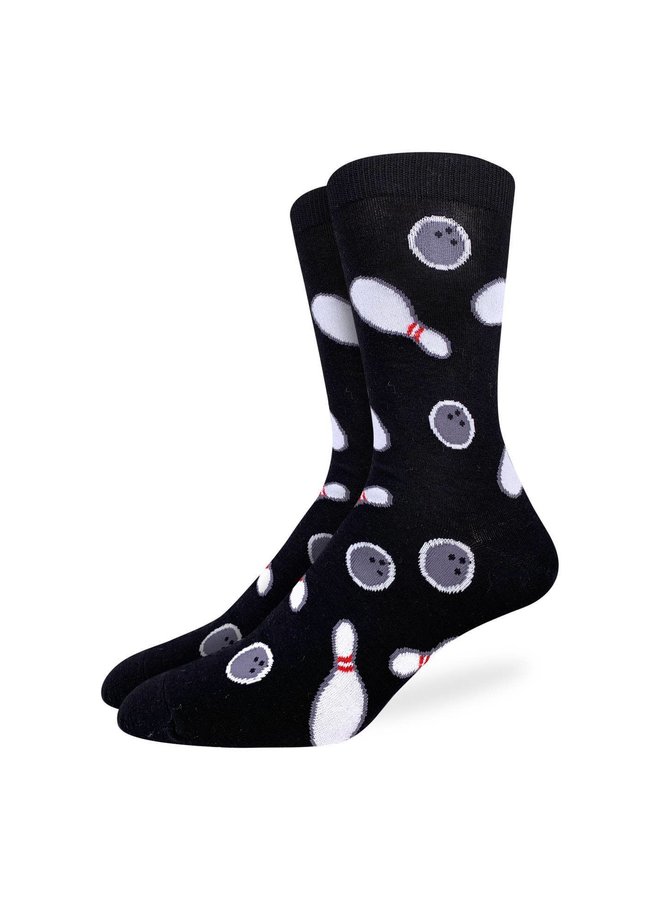 Men's Black Bowling Socks