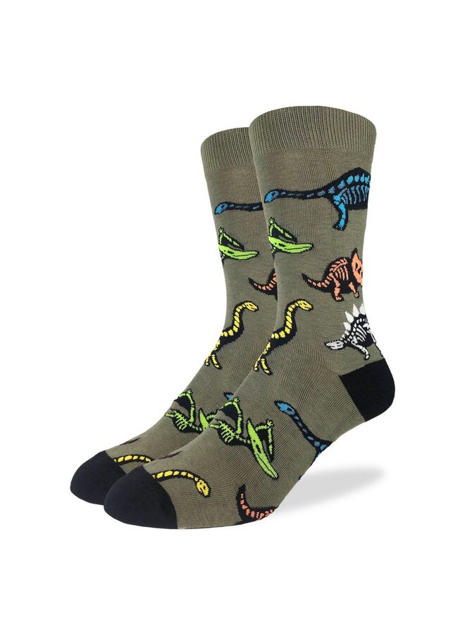 Men's Dinosaur Skeleton Socks
