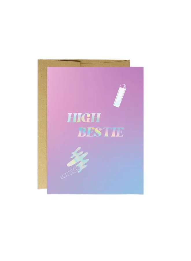 High Bestie Card