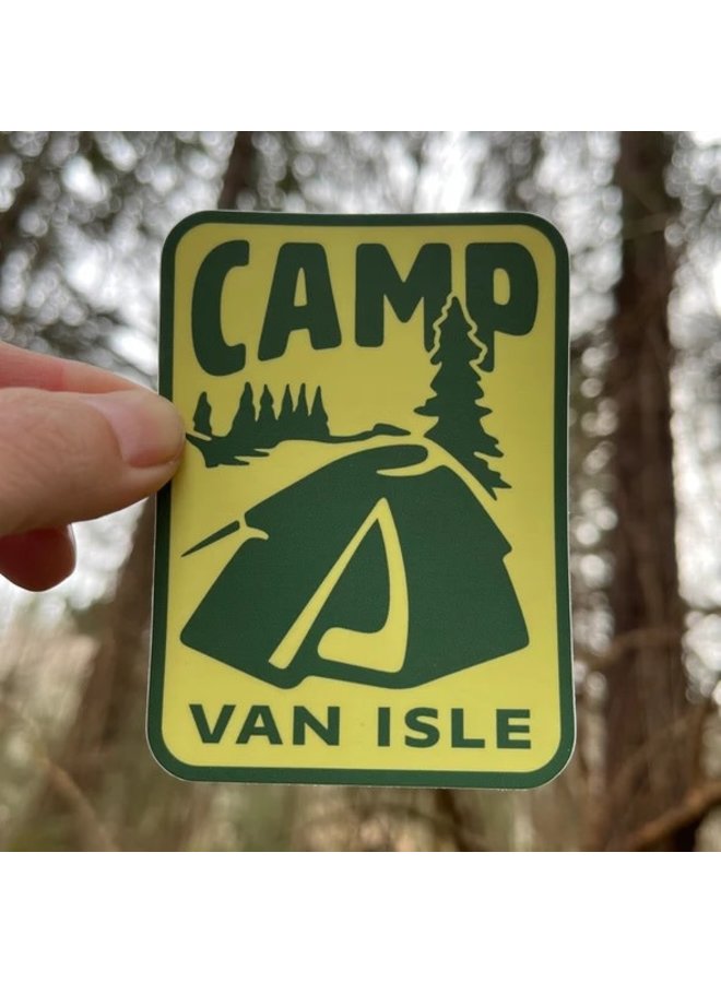 Camp Van Isle Sticker