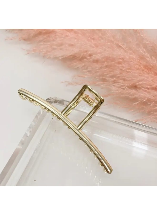 Gold Metal Claw Clip