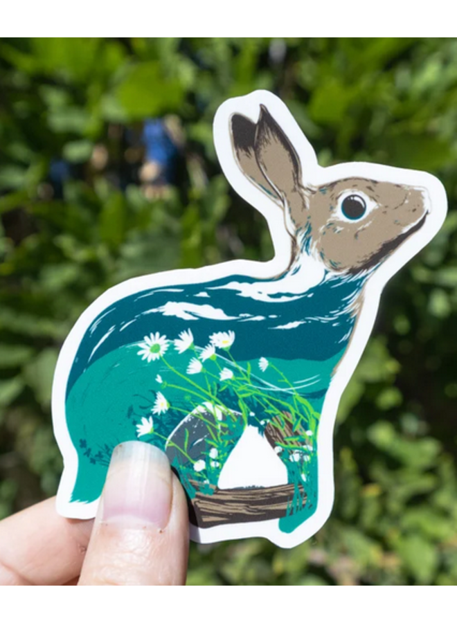 Bunny 3" Sticker