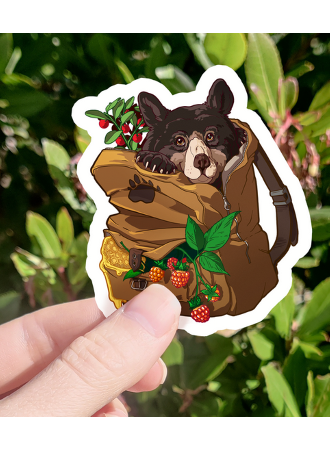 Bear Necessities 3" Sticker