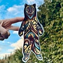 Bear Standing Colour Car Decal
