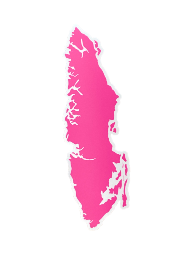 Pink Vancouver Island Decal