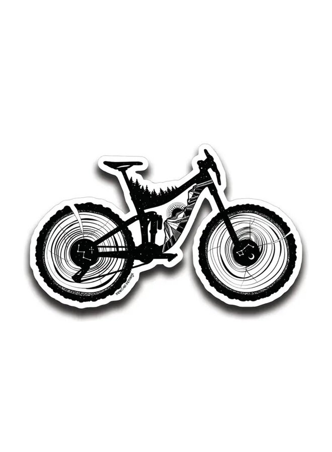 Mountain Bike Sticker