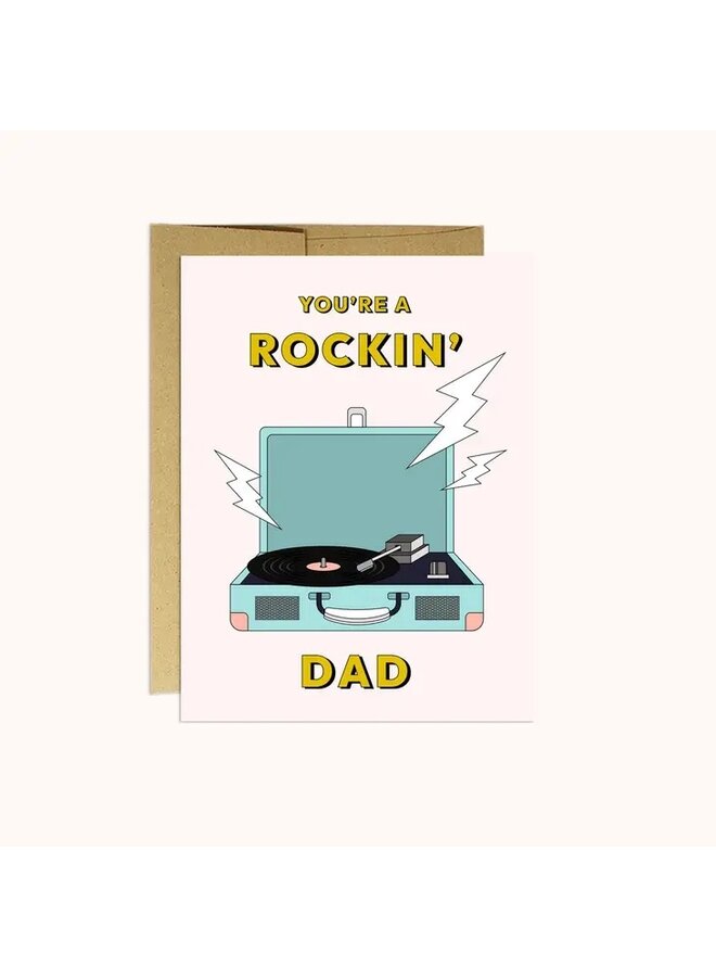 Rockin' Dad Card