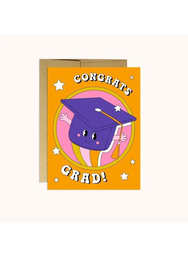 Party Mountain Paper Co Congrats Grad Card Cultured Coast