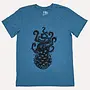 Pine Cone Octopus Blue Tee