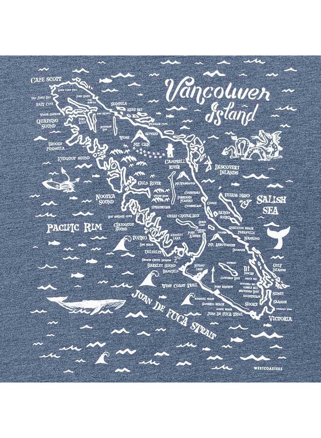 Van Isle Map Tee