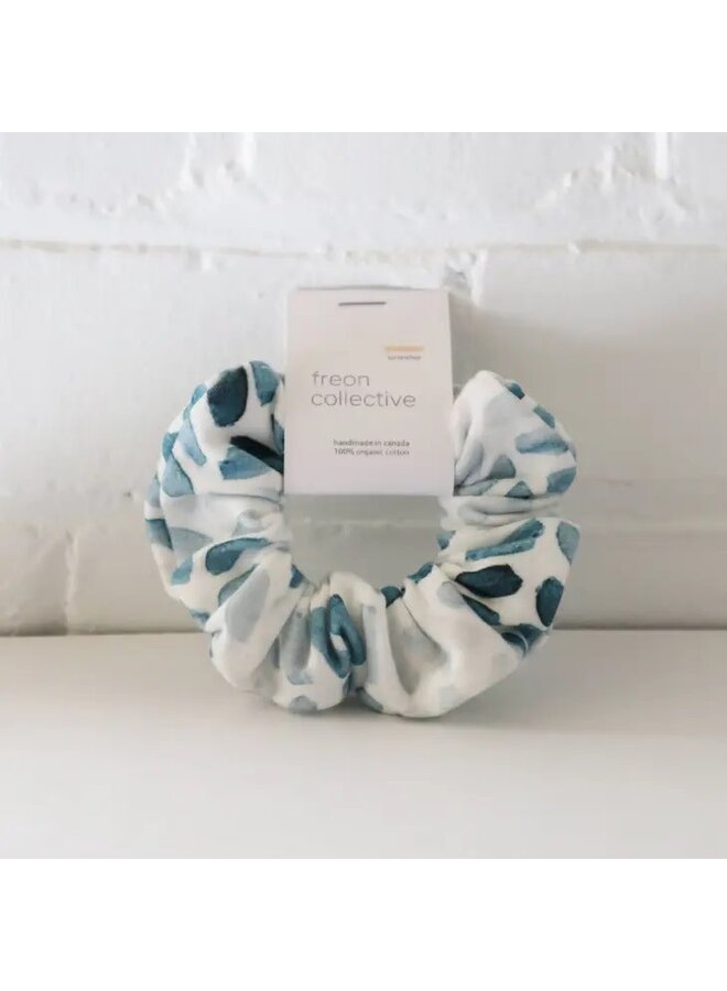 Watercolor Chevron Scrunchie