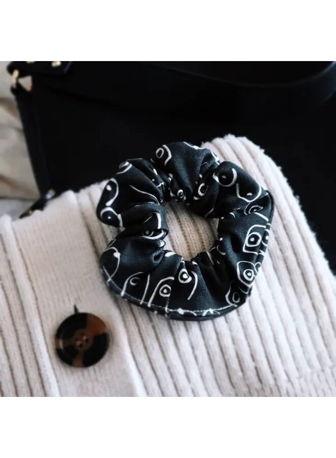 Boobies Scrunchie (Black)