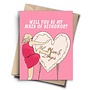 Bridesmaid Maid of Honor Card