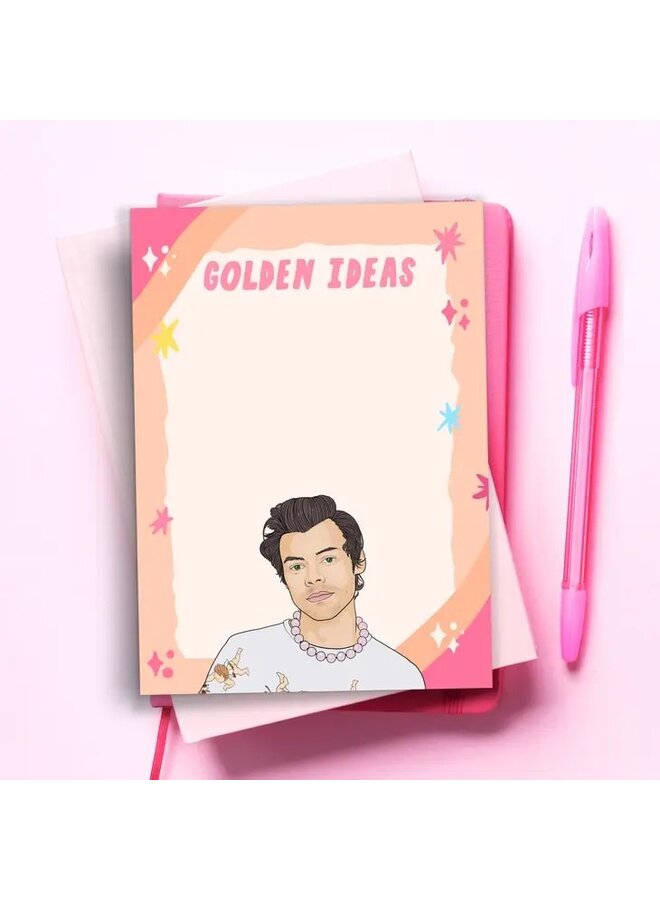 Golden Ideas Notepad