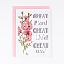 Great Mom! Great Wife! Great Ass! Card