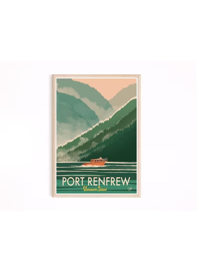 Port Renfrew Botanical Beach Poster Print