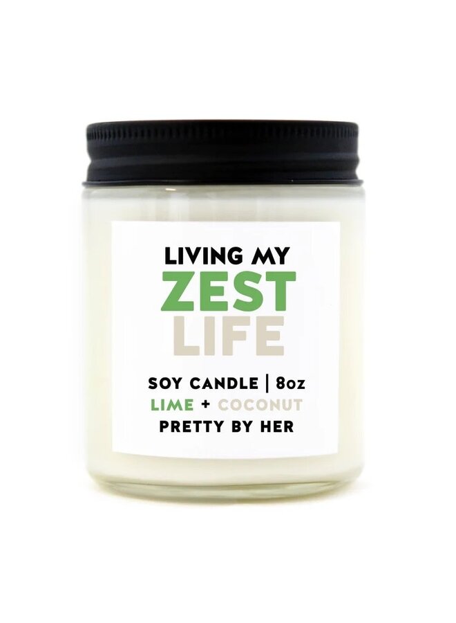 Living my Zest Life Candle