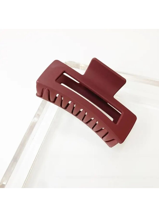 Medium Claw Clip Wine