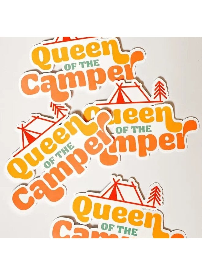 Queen of the Camper Sticker