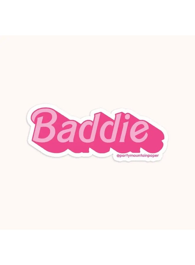 Baddie Sticker