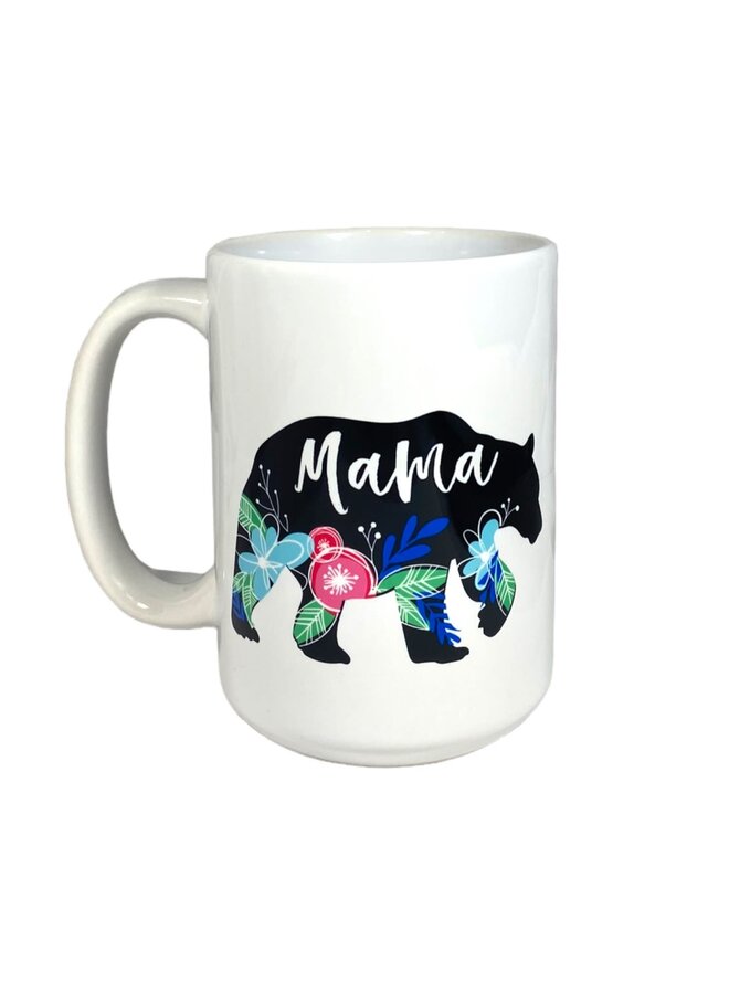 Floral Mama Bear Mug