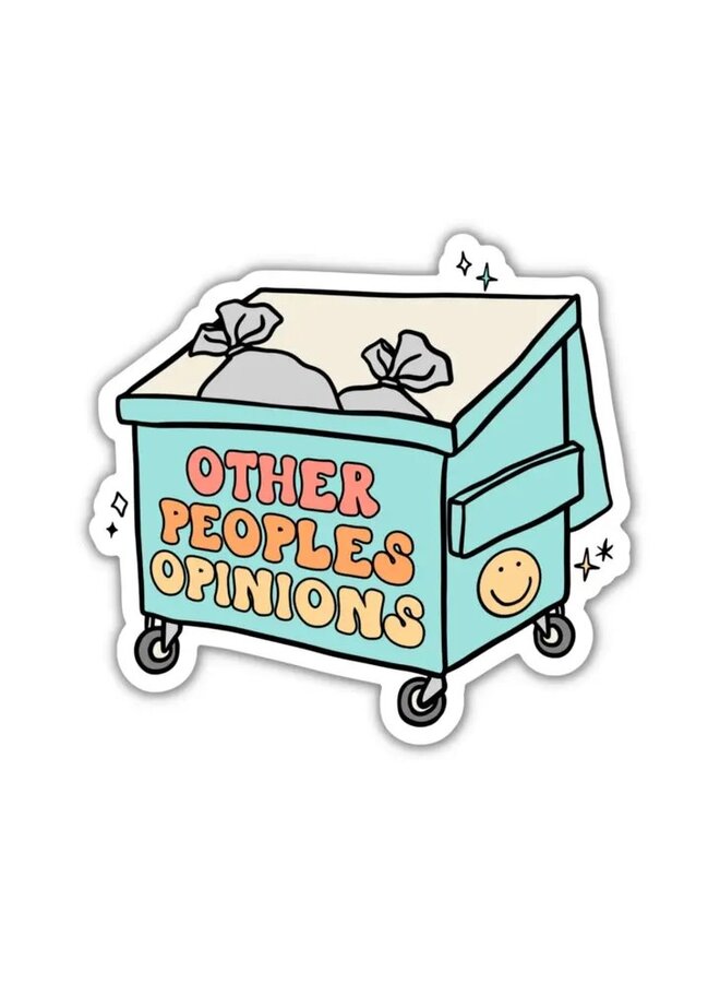 Other Peoples Opinions Sticker