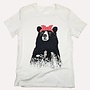 Bandana Bear Women's Crew Neck T-shirt