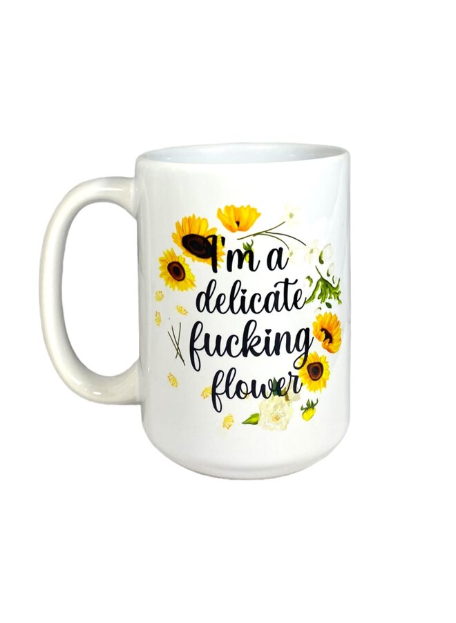 Delicate Fucking Flower Mug