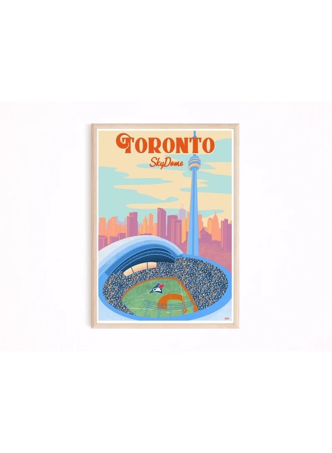 Toronto Skydome Poster Print