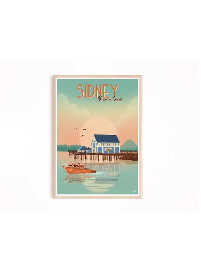 Sidney Vancouver Island Poster Print