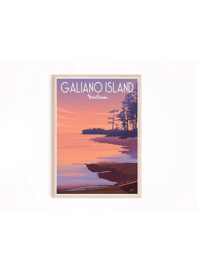 Galiano Island Poster Print