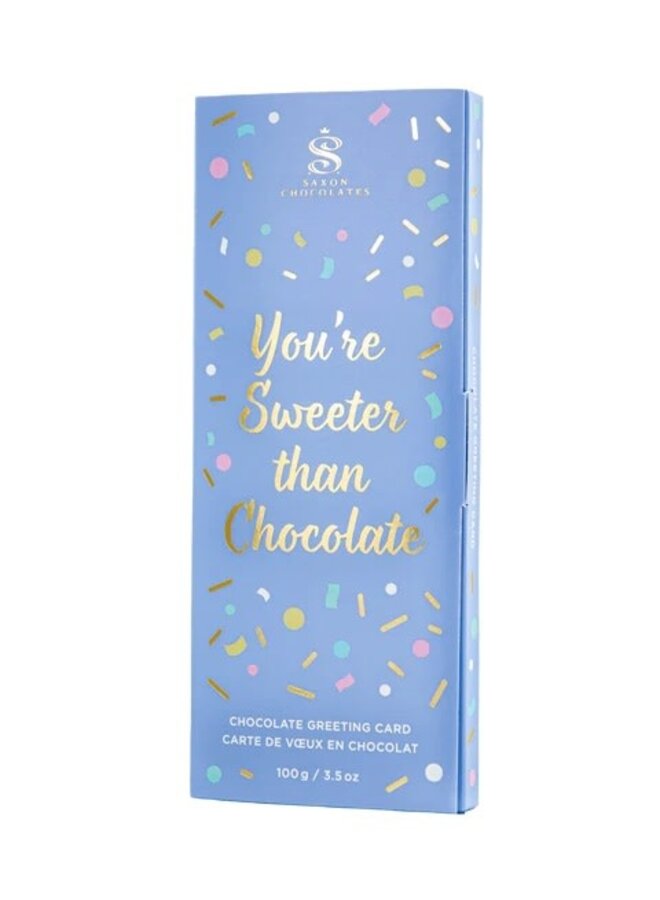 Milk Chocolate Toffee Bar Greeting Card