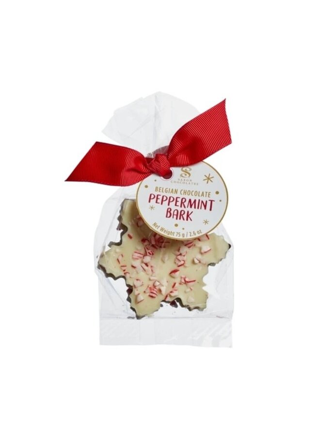 Peppermint Bark Snowflake 3pc Bag