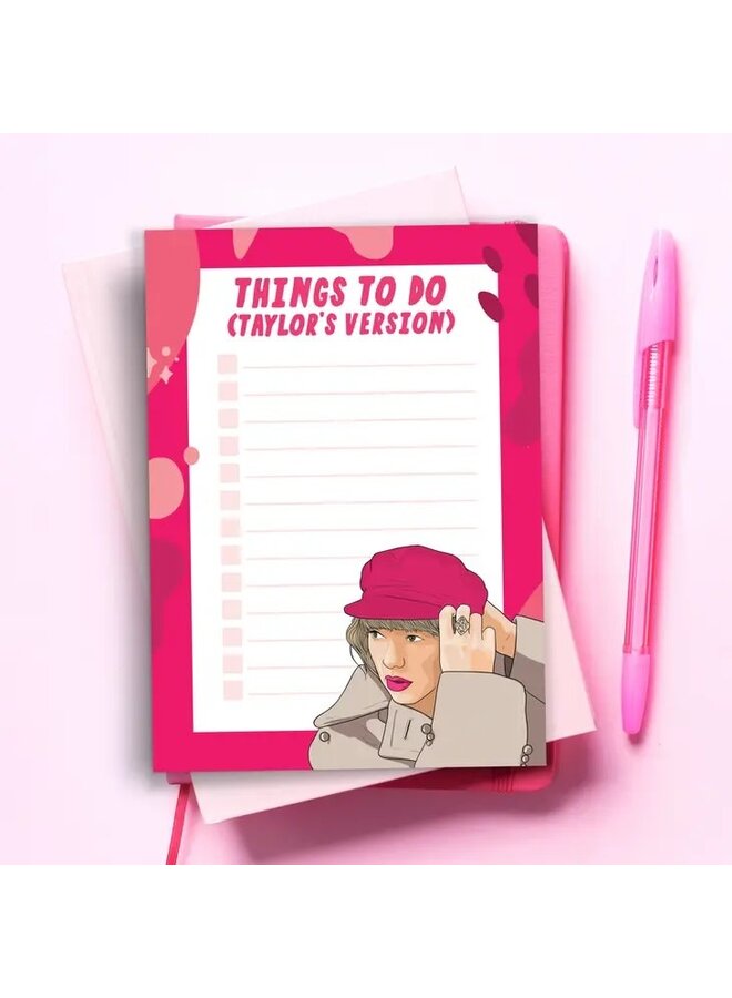 Things to Do (Taylor's Version) Notepad