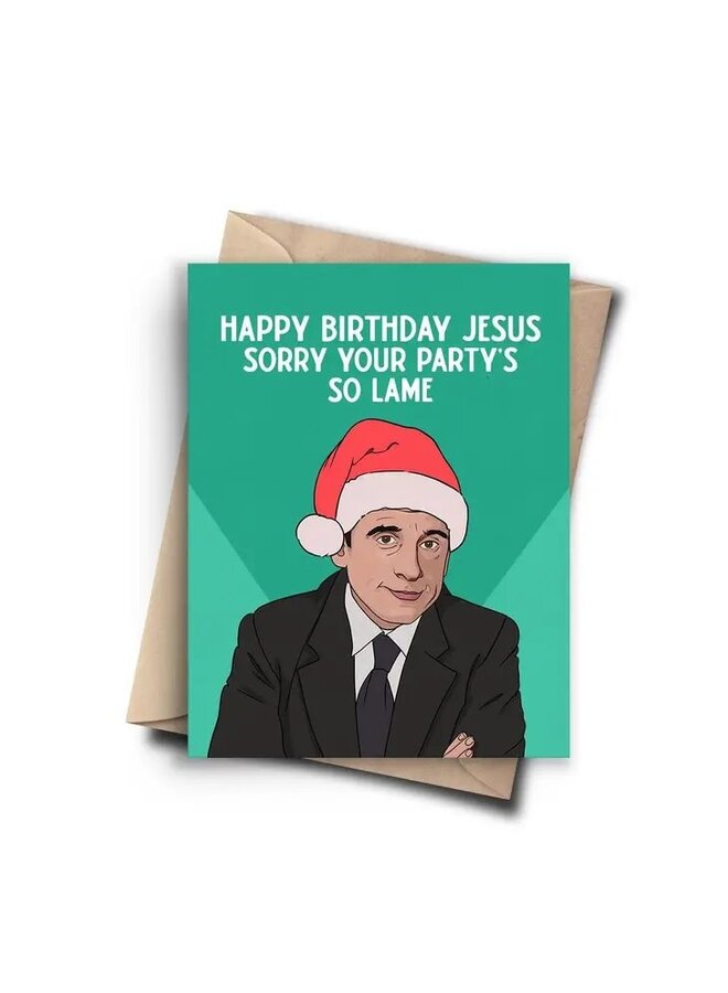 Happy Birthday Jesus Card