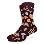 Men's Mushroom Burgundy Socks
