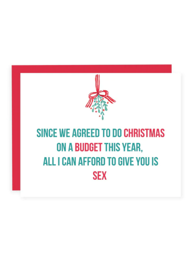 Sex for Christmas Card
