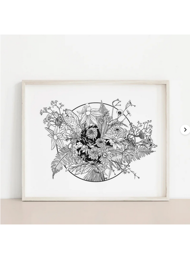 Flower Bouquet Art Print